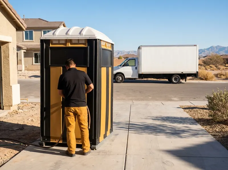 Construction Site Portable Toilet Rental (Monthly) in Las Vegas, NV